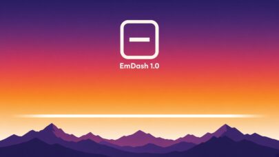 emdash 1.0 titelbild sunrise